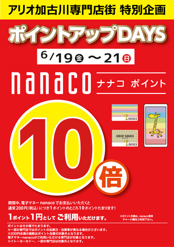 ポイント10倍