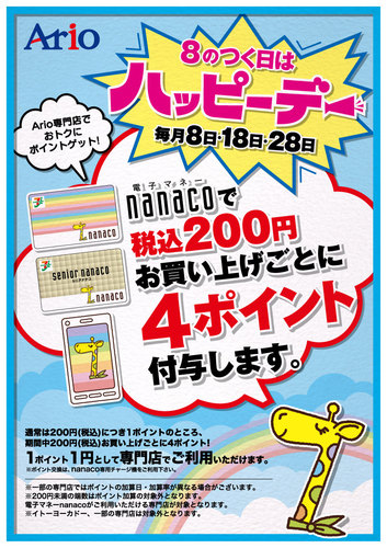 nanaco4倍ハッピーデーA3