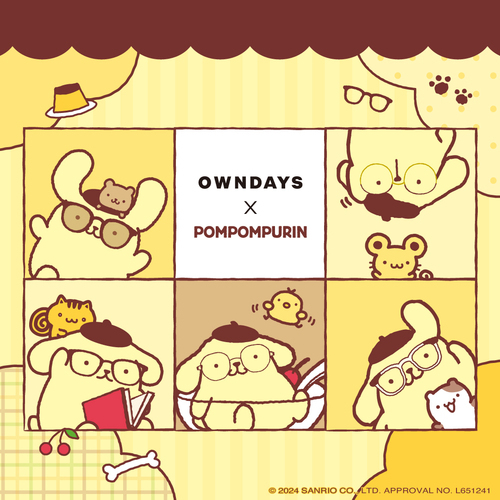 【OWNDAYS × POMPOMPURIN】ポムポムプリンのコラボメガネが登 場！