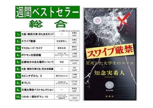 くまざわ書店ベストランキング