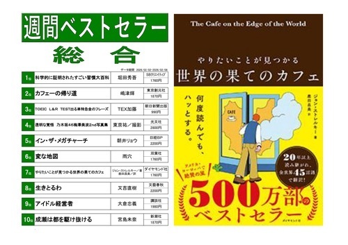 くまざわ書店ベストランキング