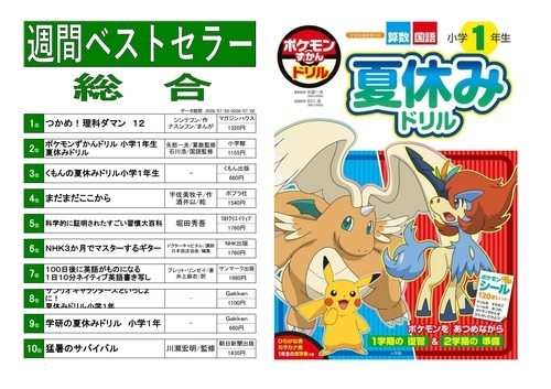 くまざわ書店ベストランキング
