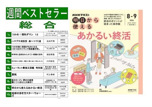 くまざわ書店ベストランキング